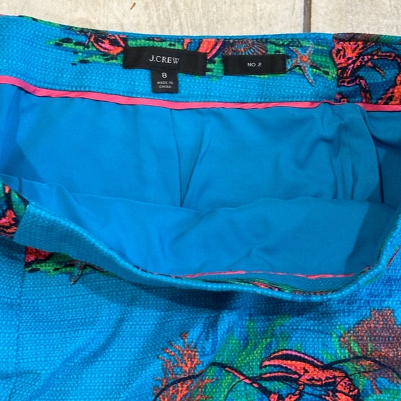 EUC J Crew woven lobster 🦞 pencil skirt - Picture 6 of 6